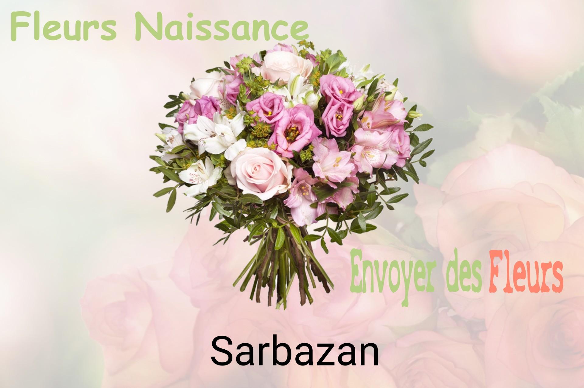 Bouquet de fleurs de naissance livré à Sarbazan
